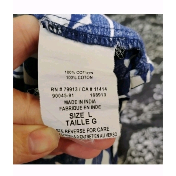 Motherhood Maternity Blue and White Floral Midi Dress - Picture 5 of 8